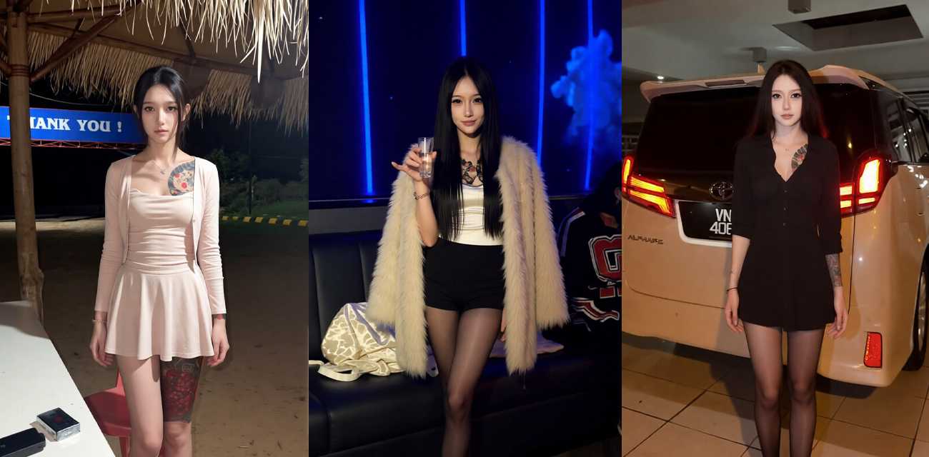 抖音博主 纯爱老师 花背纹身女被盘总玩腻抛弃 流落东南亚夜场做扶手女