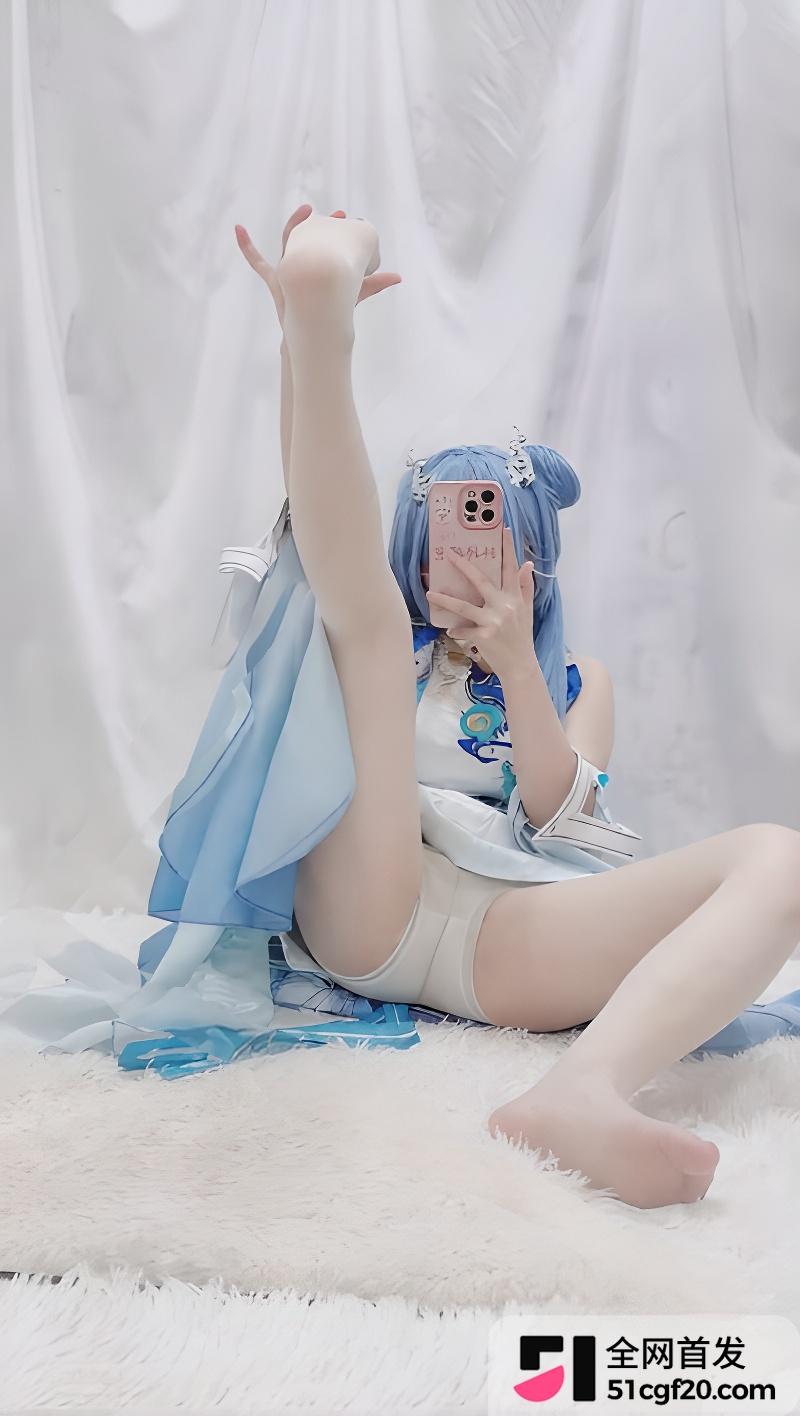 二次元福利姬 琴喵 COS 鸣潮清霄 4