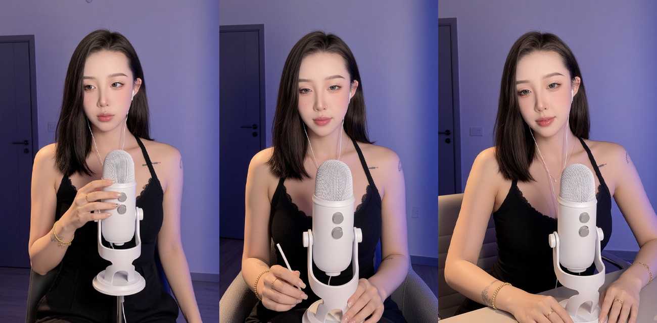 ASMR博主 陈肩睡不醒 直播录屏 口含棒棒糖嫩舌挑逗诱惑 声音酥麻勾人欲火狂燃！