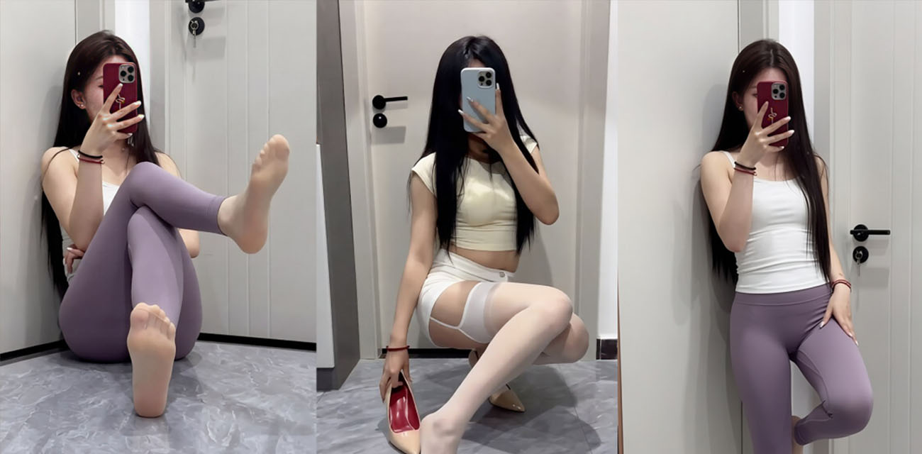 抖音网红御姐 半眠学姐 福利曝光 白丝袜美足诱惑 足控情绪价值拉满！