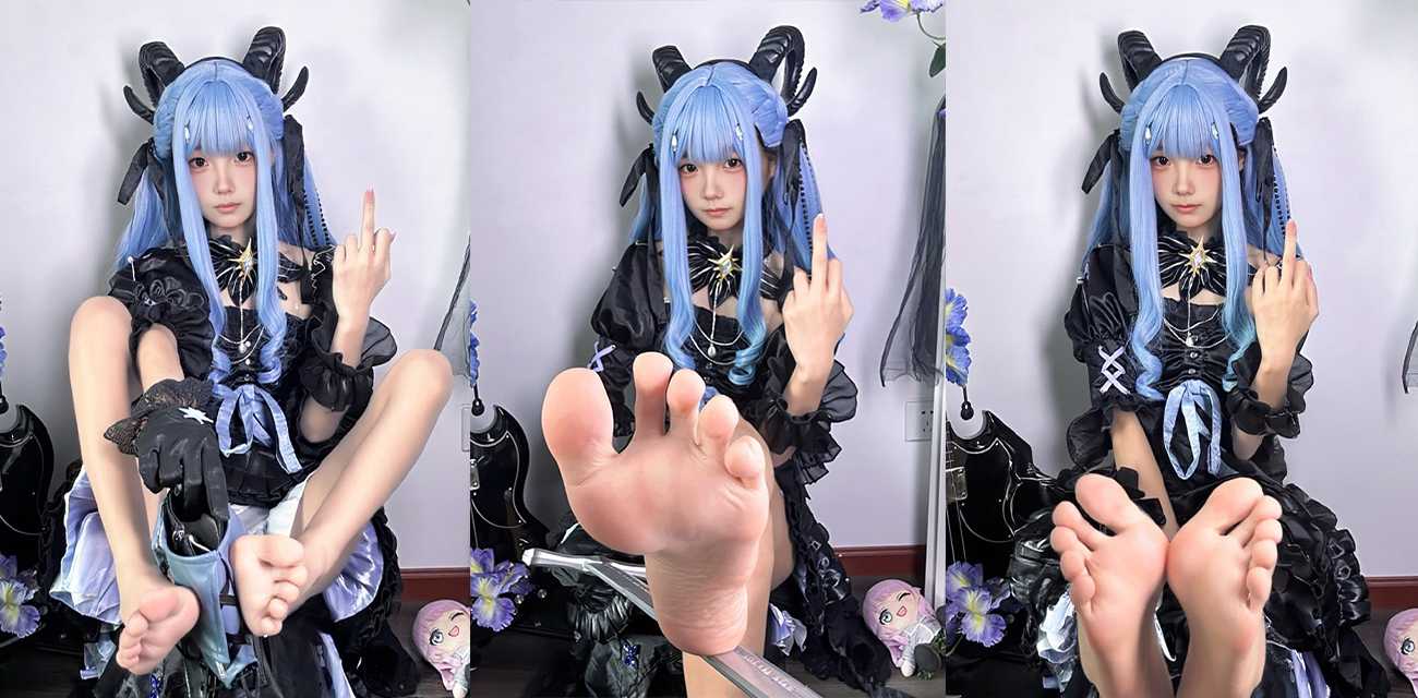 推特萝莉 琴里gogo梨 足交新作 cos丰川祥子 粉嫩玉脚踏揉水瓶 极致诱惑堪称恋足福音