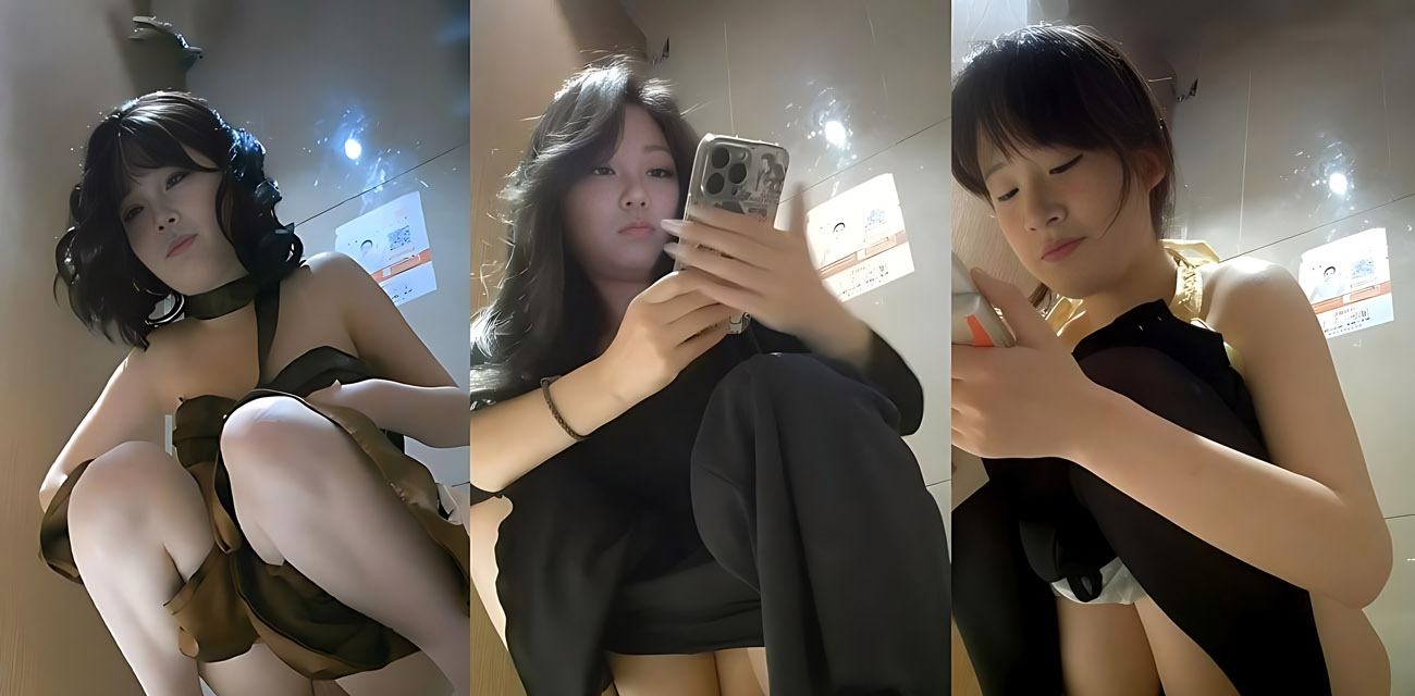 酒吧女厕全景偷拍 多位靓妹放尿瞬间 粉嫩白虎黢黑蝴蝶逼一览无遗 真实重口画面刺激满满！