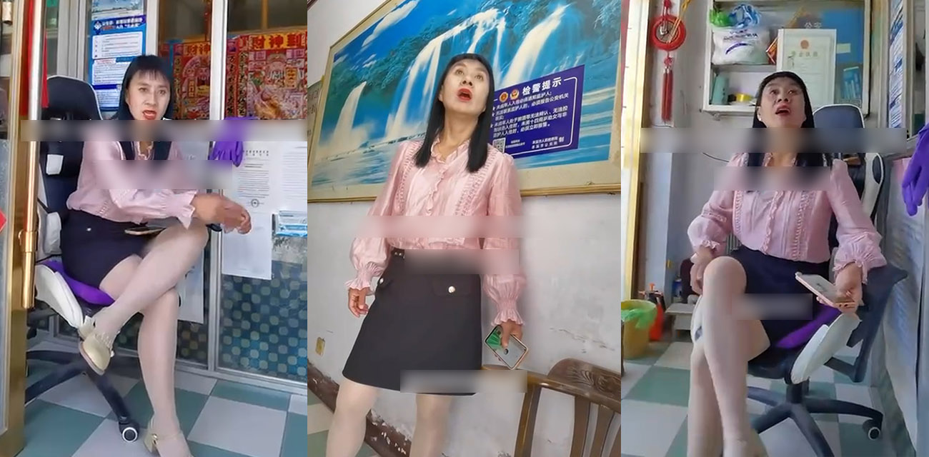 嫖娼偶遇老骚鸡 黑丝腿还不错但脸拉胯 老哥还没操上就被阿姨直接拒绝了！