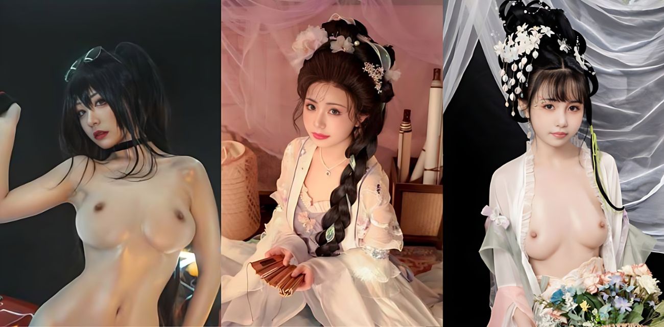 B站爆机少女 喵小吉 大尺度写真合集 从不漏到全漏的大改变 带你目睹女神的堕落之路！