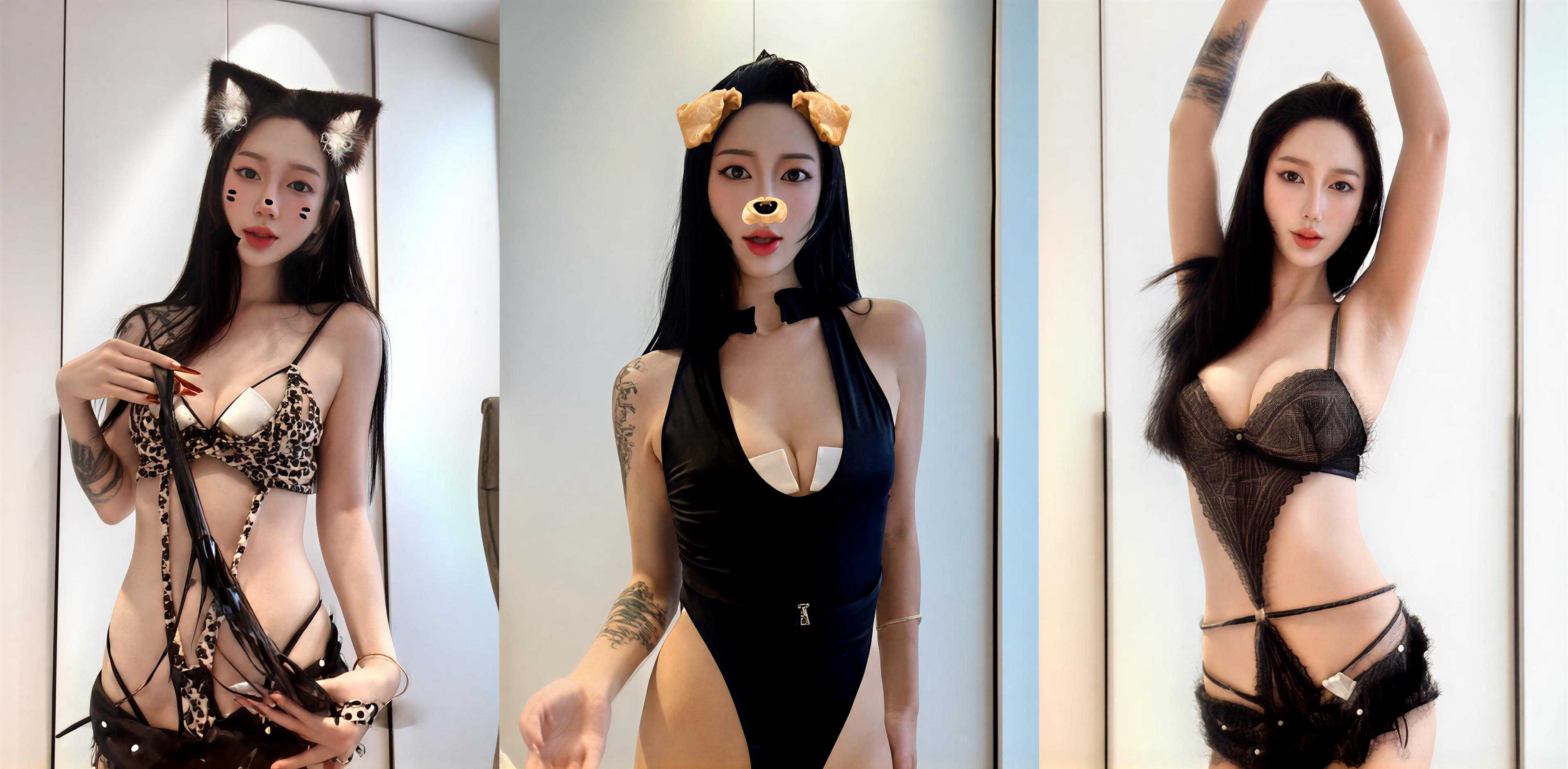 抖音极品网红 小奶喵 定制视频流出！蛇蝎美人情趣套装骚舞狂扭 红色露奶装自慰淫叫震天！