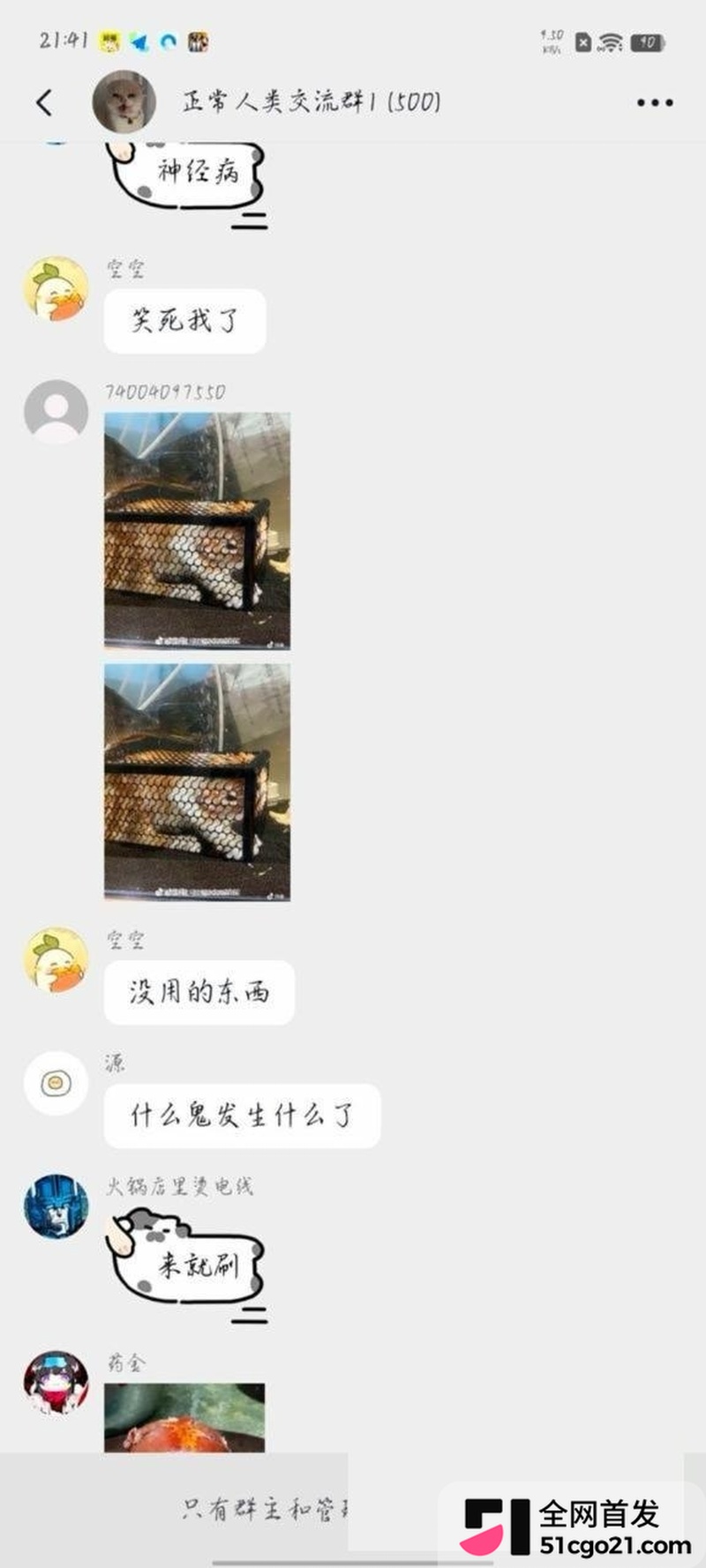 2424群聊虐猫言论与笼子enhanced