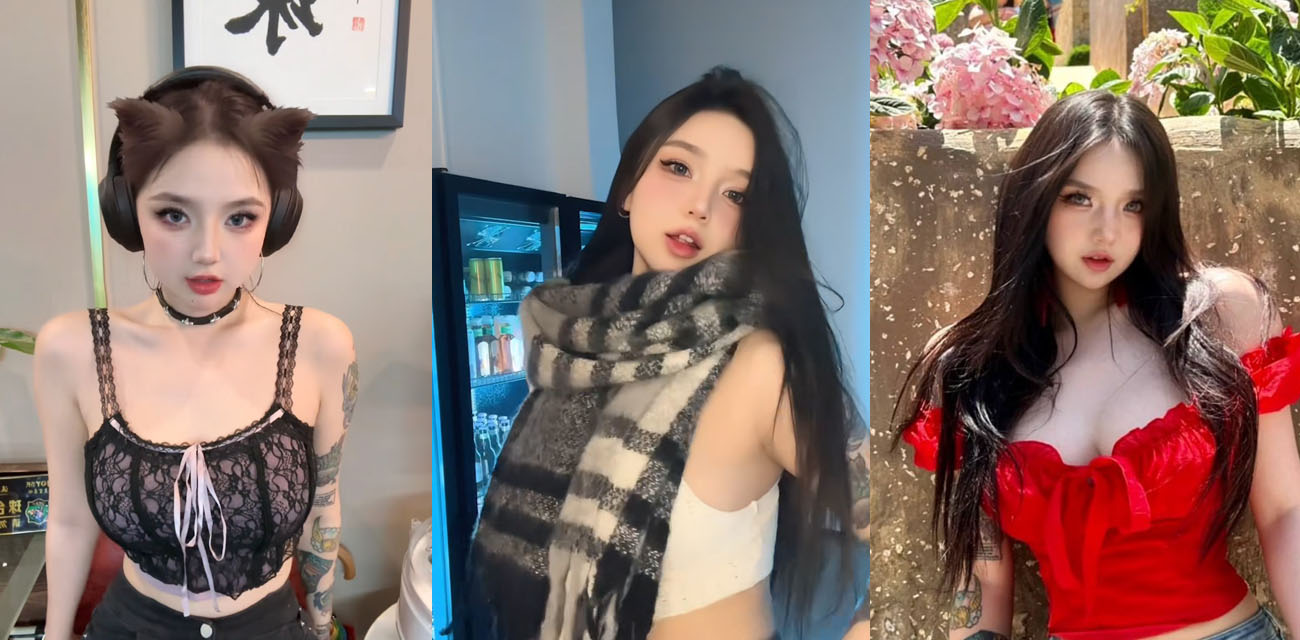 抖音55万粉甜妹 Meena成美男 被开盒扒出下海视频后仍死鸭子嘴硬否认 再被爆出大量不雅视频手臂纹身实锤！