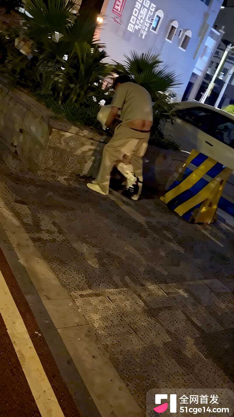 广东惠州水东街深夜野战视频02
