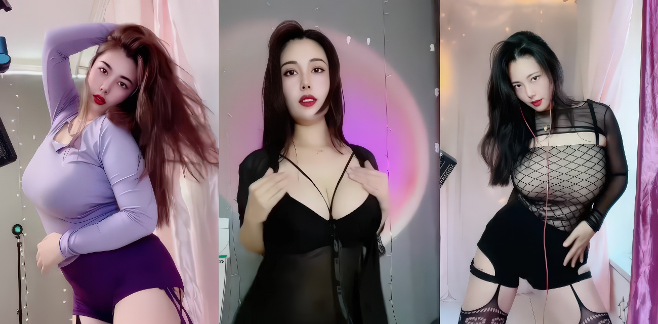 快手190万粉网红 灵朵朵 骚舞福利 巨乳少妇抖胸扭臀 情趣黑丝眼神撩人