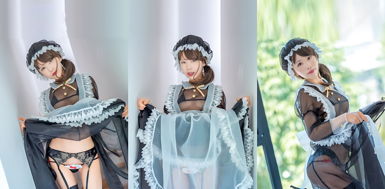 极品福利姬 水淼Aqua 透明女仆装写真 巨乳半透呼之欲出 翘臀曲线撩到骨髓 极致诱惑欲罢不能！