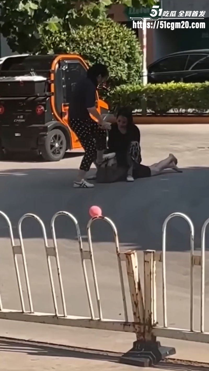 正妻马路怒揍小三 4