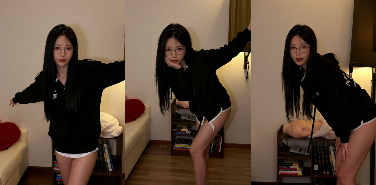 韩国高颜值ASMR博主 Yoonying 最新作品 温柔语音分享穿搭 双视角展示内衣！