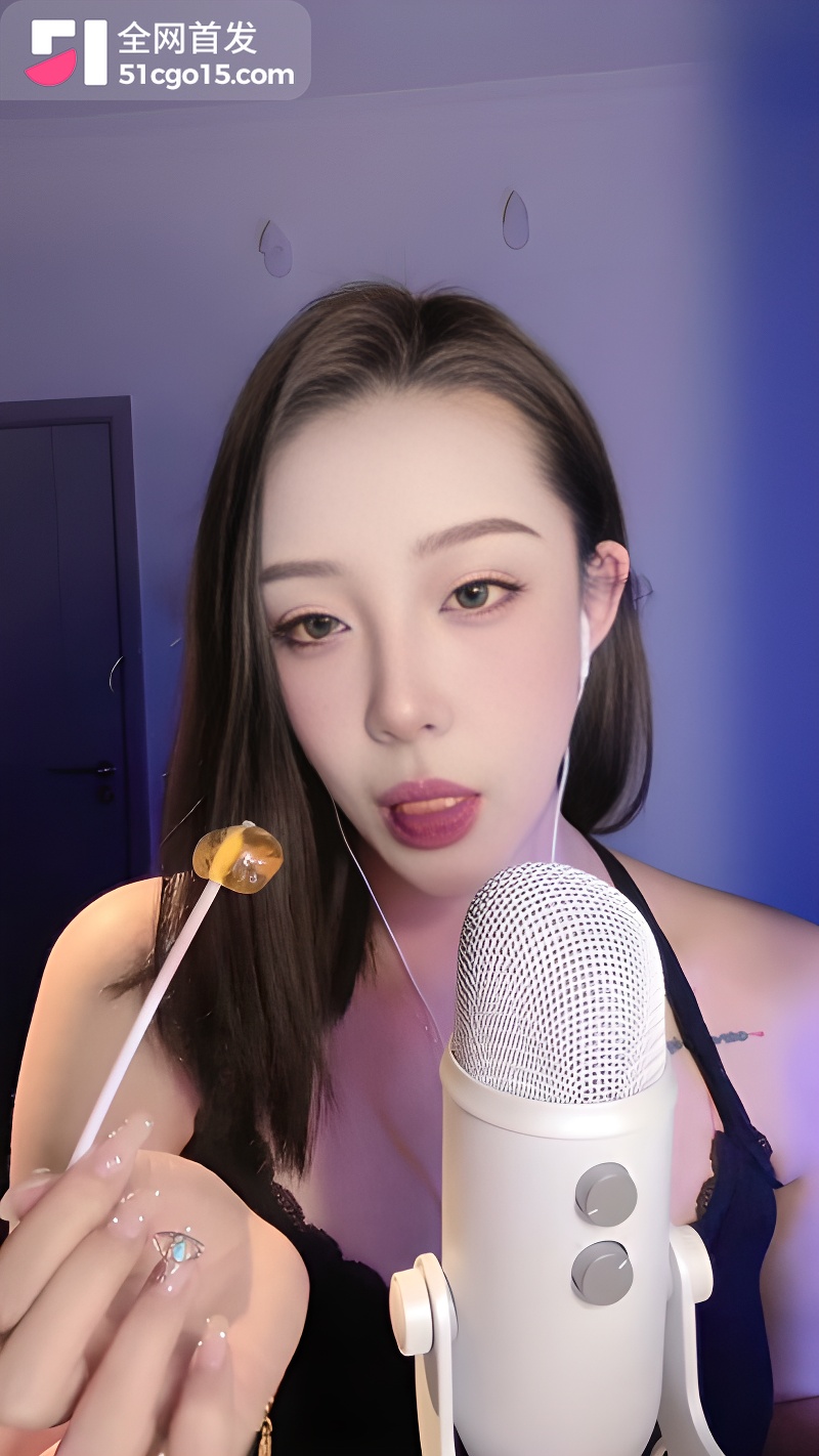 ASMR博主 陈肩睡不醒 直播录屏 3