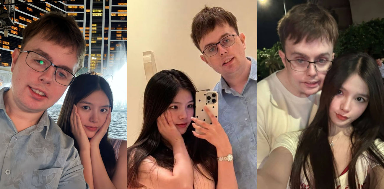 四川95后美女 Ami 疯狂倒贴英国穷男友Tom 秀恩爱送名牌包养 反被Tom推特配文炫耀倒贴 亚洲马桶天花板实锤！