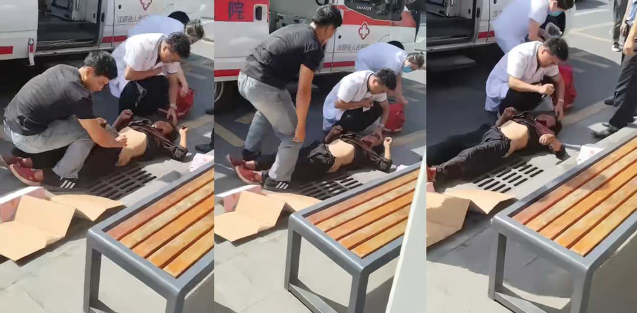 陕西汉阴县臭名昭著了 老太被当街强奸  瘫倒赤裸无人问津 拿纸壳遮羞惨不忍睹