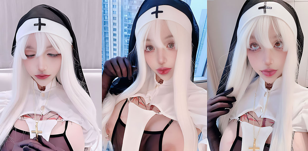 推特顶颜Coser 我要逃避现实世界 1314门槛内容首发泄 分舌巨乳阿黑颜 反差感拉满！