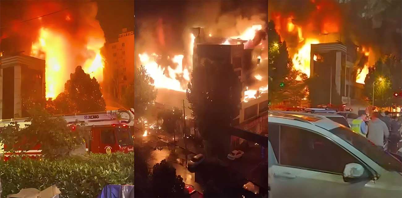 郑州宏达国际车业广场突发大火 多年老市场一夜烧成焦点 两人当场遇难令人惋惜