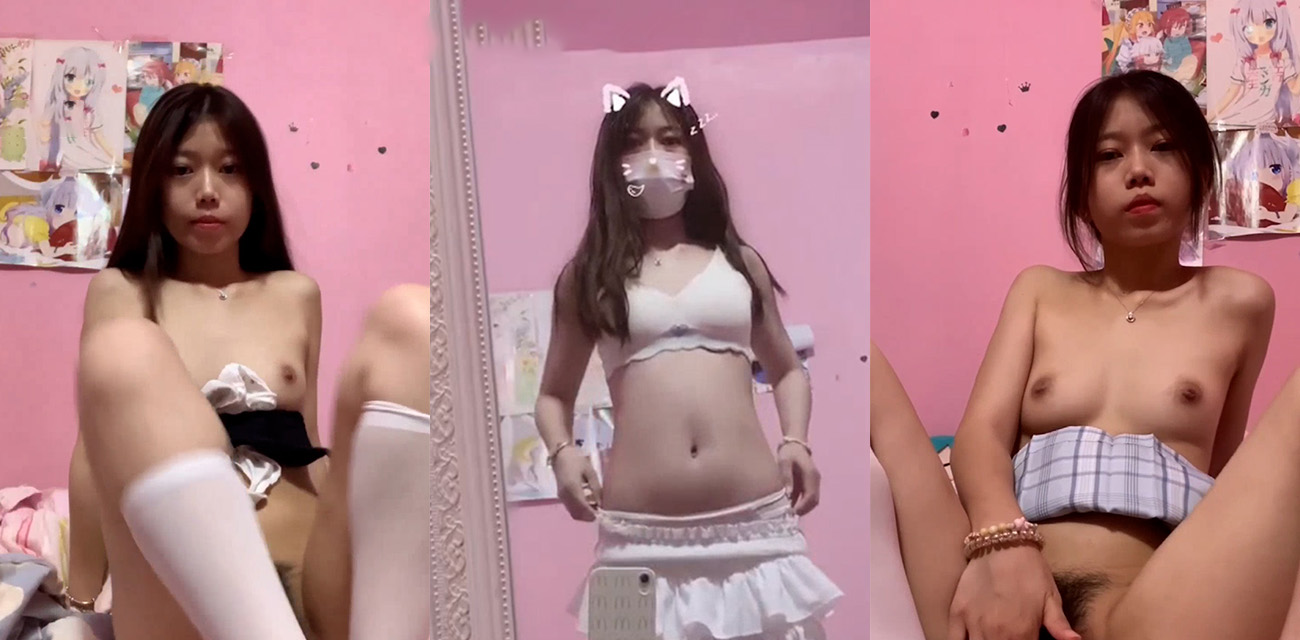 清纯萝莉学生妹 欢欢 可爱嫩妹穿JK制服发情 揉美奶掰粉鲍 近距离拍摄精彩爆棚！