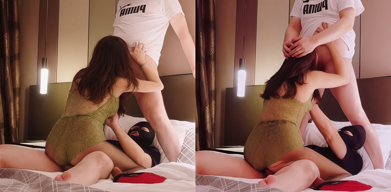 老牌丝足淫妻 泡芙小姐 第四十八期三人行 深喉大屌多人运动  对绿帽老公展示淫妻本色