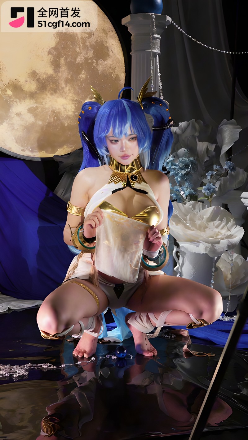 二次元福利姬 ZinieQ  化身鸣潮今汐 2