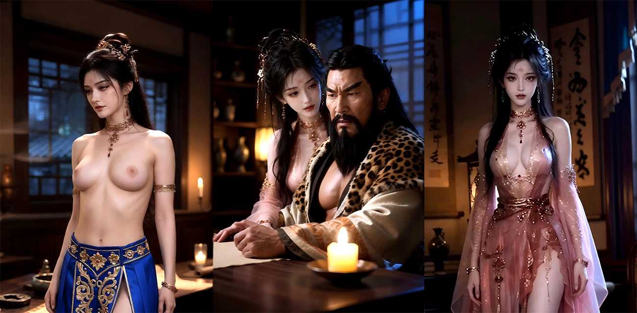 AI成人短剧 封神榜之狐媚 1-4集 妲己魅惑纣王 口舌承欢只为吸尽帝王精魄！