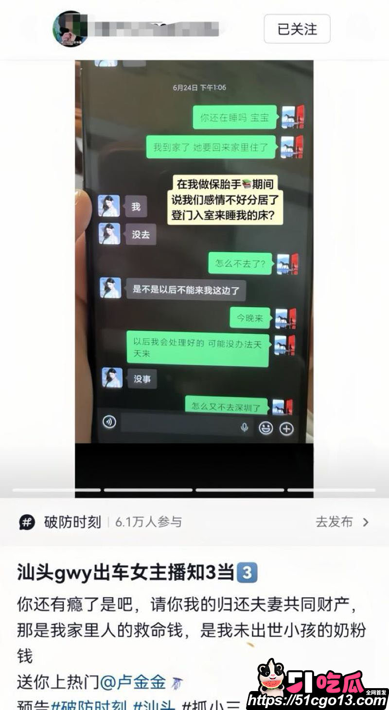 HMC模特卢金金被原配实锤知三当三 13