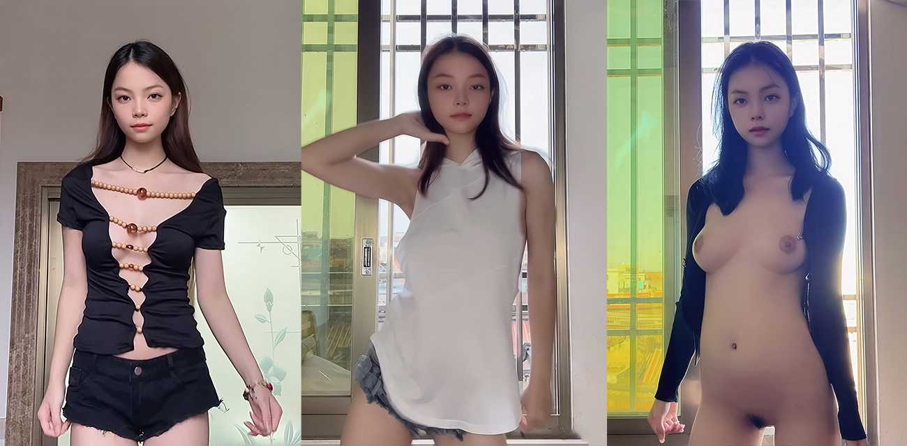推特邻家女孩 安慕希 骚舞福利泄密 脱掉黑衫真空出场 抖奶顶逼 上演反差诱惑