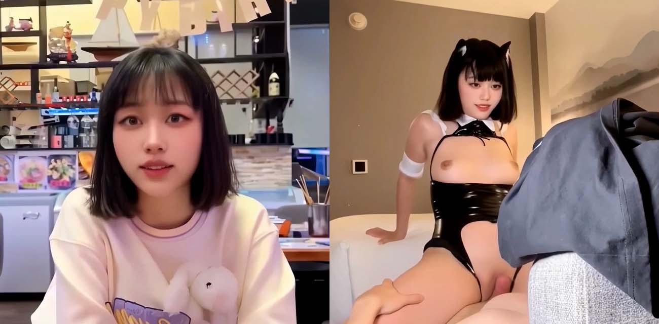 高颜值清纯小母狗黑猫露娜酱 反差婊女友约会自带女仆装 约会本来就要被操的啊