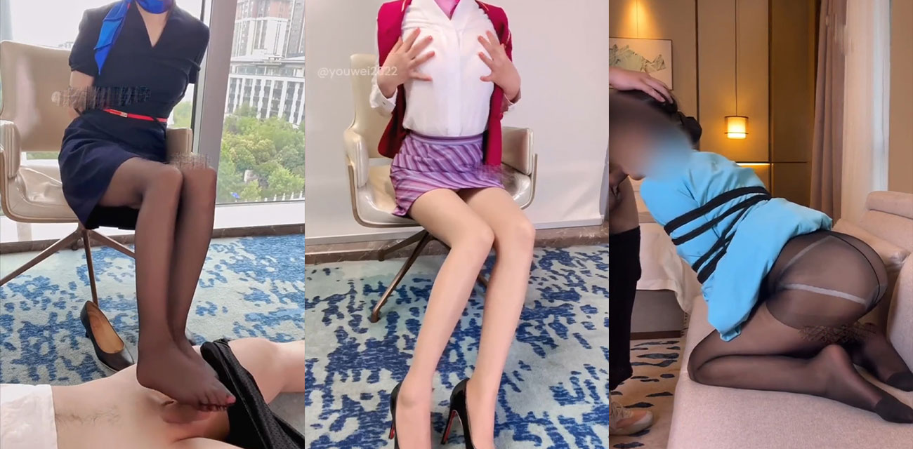 推特女神级网黄 是幼薇儿吖 定制私拍合集 穿各式空姐制服 淫荡乱操激情四射！