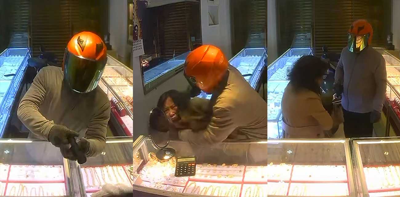 福建平潭依强金店发生惊天劫案！电光石火七分钟 200万金饰瞬间抢走 内部案发监控流出 帧帧惊心动魄！