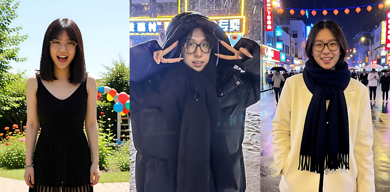 抖音高颜值眼镜婊 被前男友曝光狂操视频 穿黑丝玩楼道露出 窗边后入蜜臀性感诱人！