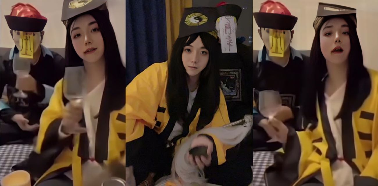 抖音网红 道长小麒 cos崂山道士又火了 骂人段子连珠炮 脏话创意满分 配上道士仙风道骨的反差 刷屏热搜！