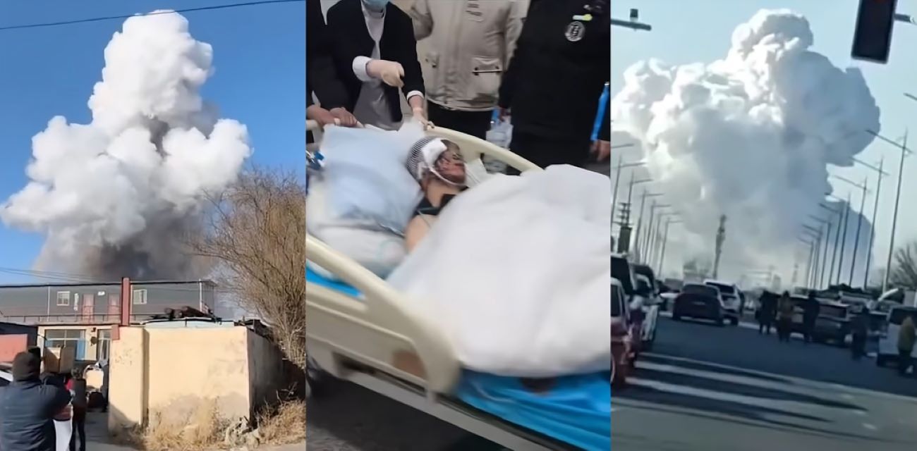 包头市包钢板材厂发生重大爆炸事故！饱和蒸汽球罐突然爆炸 巨大的冲击波瞬间撕裂厂房 2死8失联84伤现场惨烈！