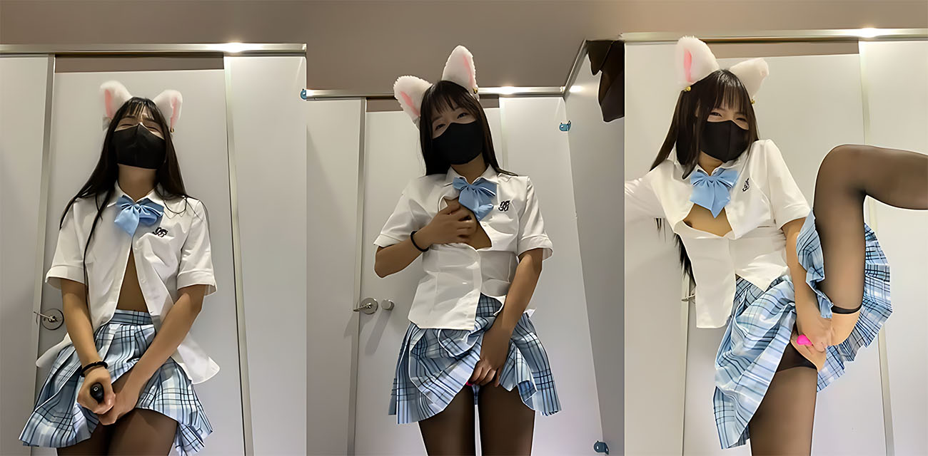性感福利姬 xiaoLin 厕所疯狂自慰 清纯JK学生妹黑丝美腿大开猛扣骚穴浪叫连连 反差爆表超刺激