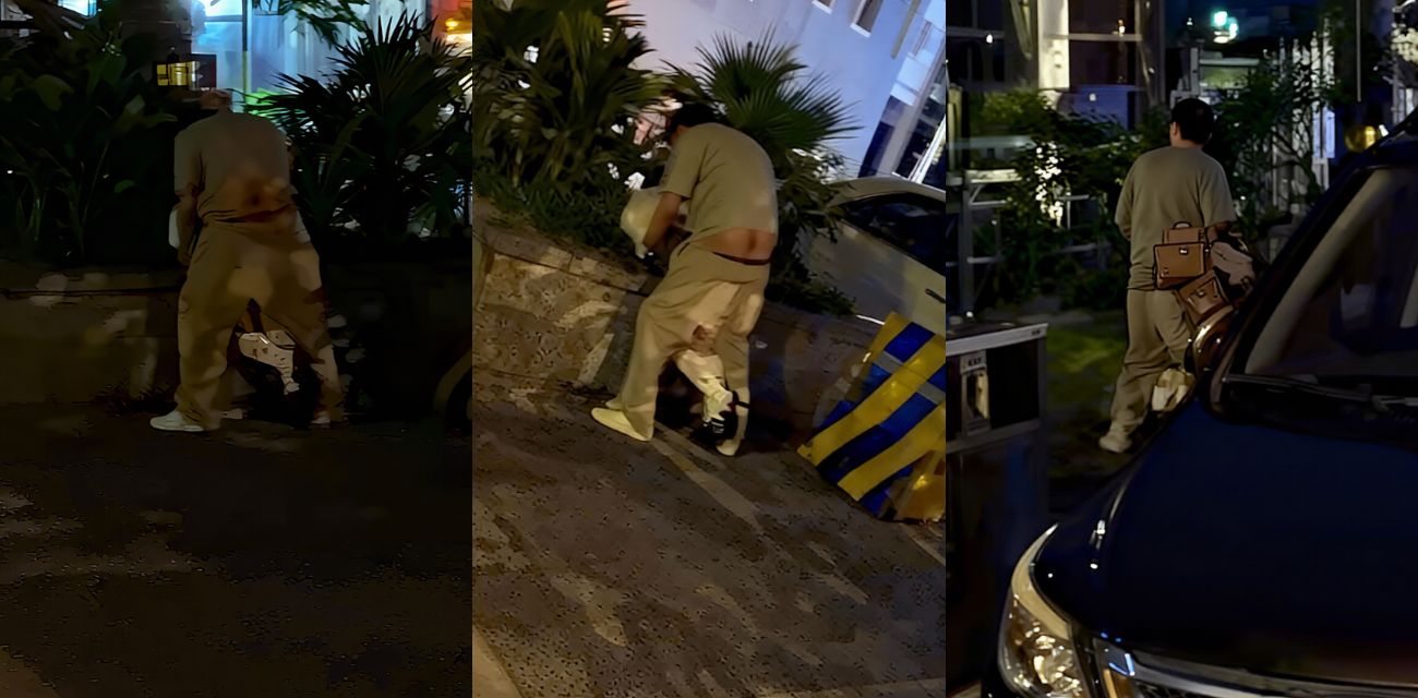 广东惠州水东街 饥渴小淫虫当街操穴 马路牙子上演激情活春宫！