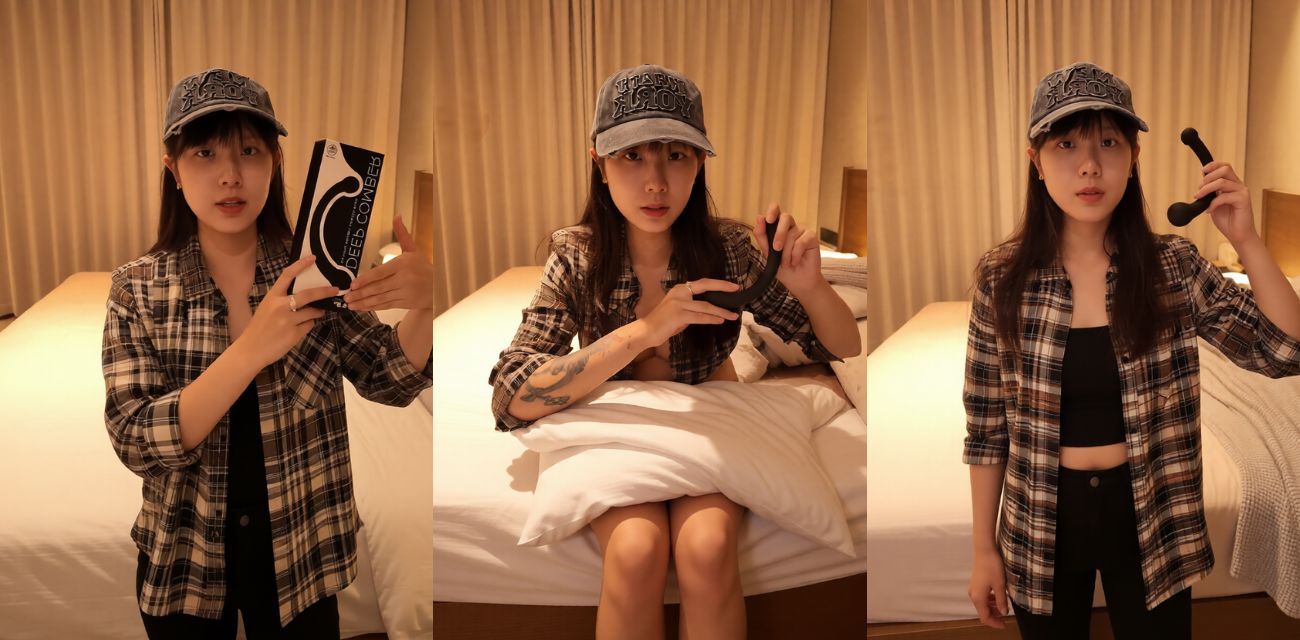 性爱女讲师 卯哥 玩具测评系列 硅胶棒自用教程 曲线设计带你轻松抵达G点高潮！