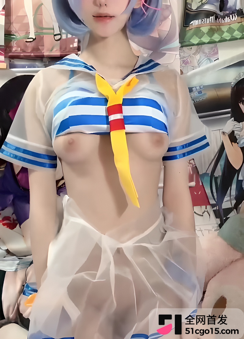 二次元福利姬 废柴少女家里蹲 cos RE 蕾姆3