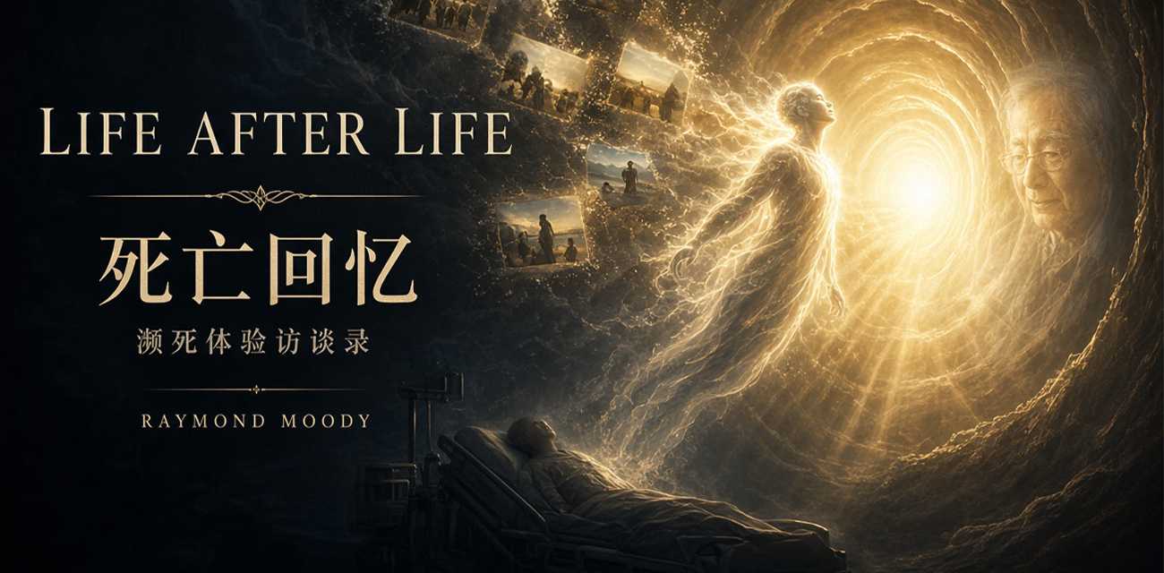 抖音爆火纪实书 死亡回忆 穆迪博士访谈150位复生者濒死体验 过程细思极恐！