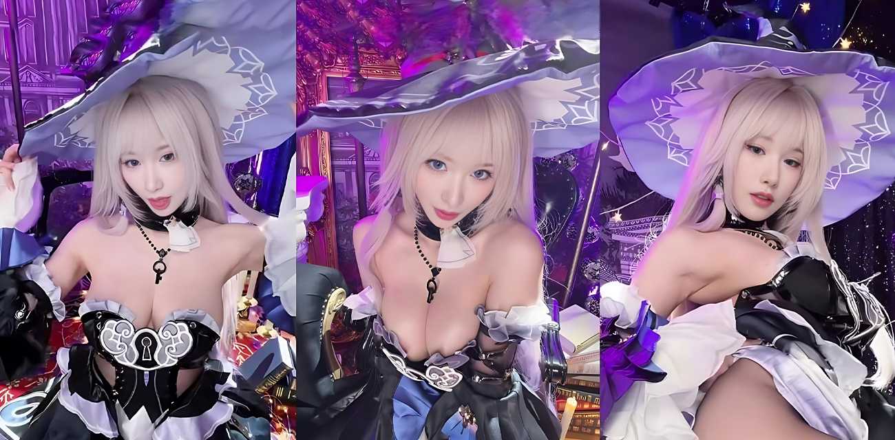 巨乳福利姬 雨波HaneAme 化身大黑塔魅惑全场 面对镜头仰视展露大奶轮廓 美腿抬高无毛肥穴若隐若现