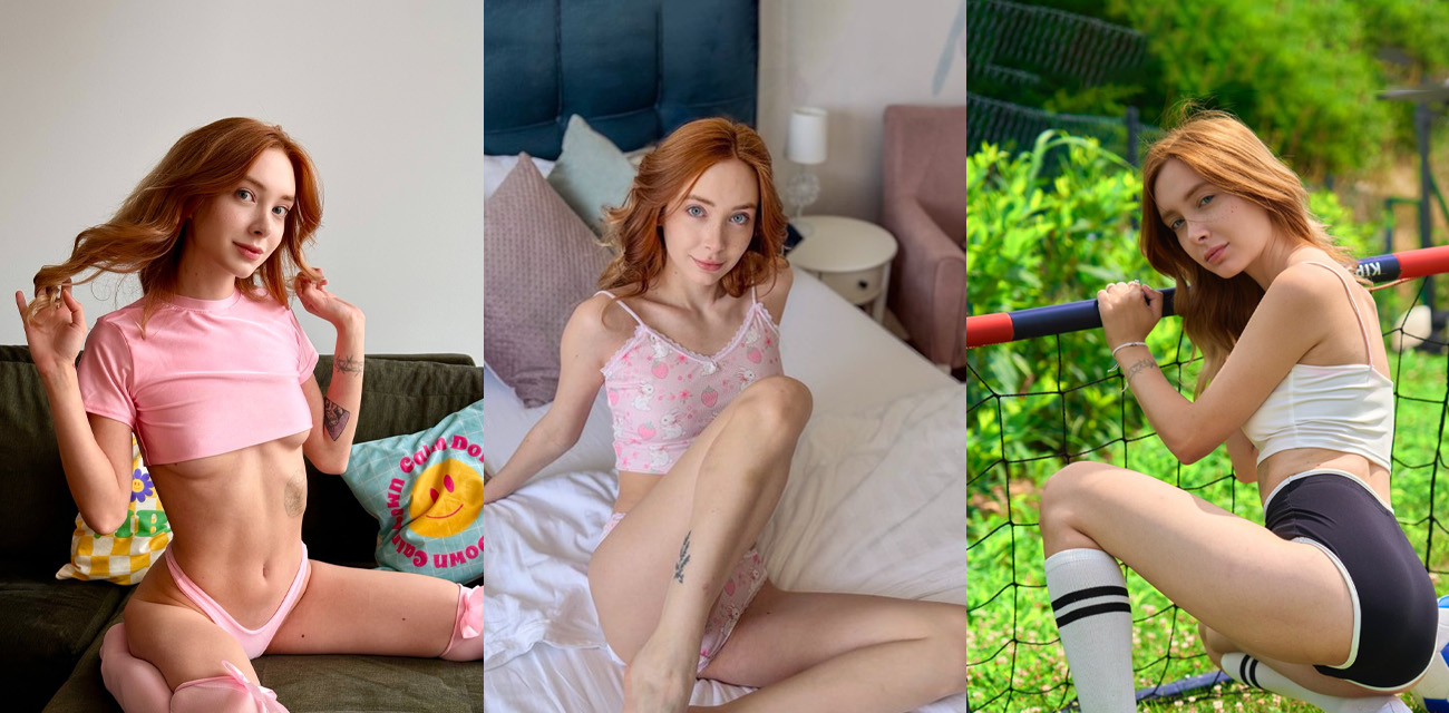 欧美贫乳女神 Loly Nebel 性爱新作 纤细少女紧致白虎小穴被大屌撑开 后入猛干翘臀娇喘享受高潮