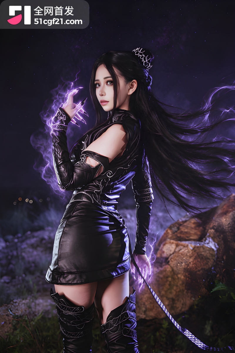 上杉绘梨落 cos朱竹青watermarked