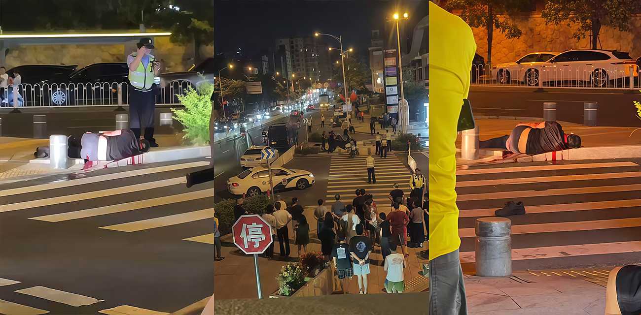 石狮八卦街突发极端恶性伤人案  醉汉驾车撞人后 不救人反朝受害者疯狂补刀