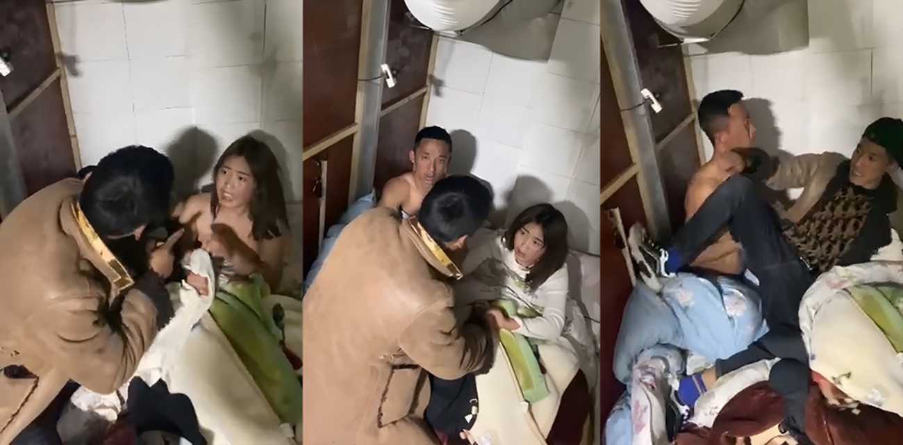 藏族抓奸现场视频流出 极品少妇和情夫全裸被堵 满脸潮红刚过高潮 嚎啕大哭求饶 却遭老公拳打脚踢！