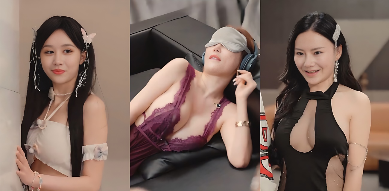 擦边短剧《欲望满屋》养女儿媳偷情 陈梓晴从贤妻女儿到彻底骚浪 突破底线!